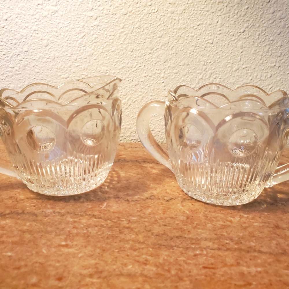 Vintage Cream & Sugar set